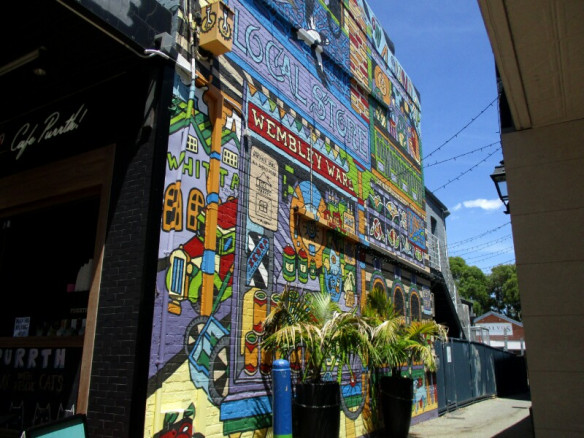 Subiac was built on a Sunday mural